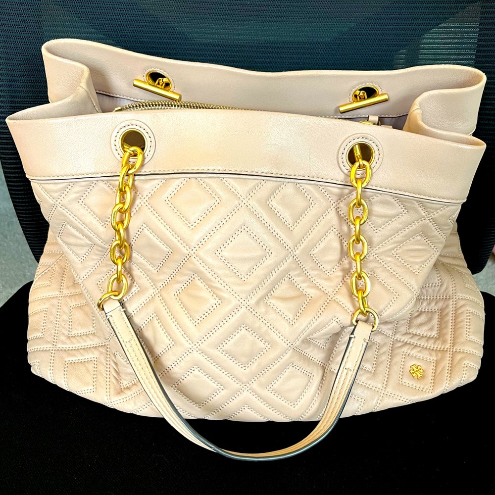 Tory Burch Fleming Triple-Compartment Tote